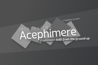 Acephimere Font Review: A Versatile Sans Serif for Modern Crafters