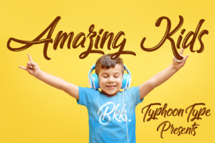 Amazing Kids: The Handwritten Script Font for Bright, Engaging Brand Content