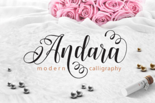 Andara: A Contemporary Calligraphy Font for Modern Digital Design