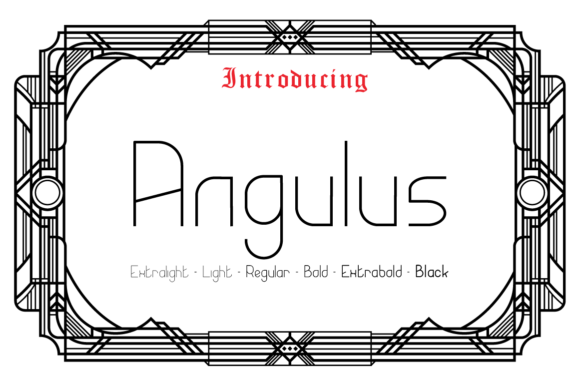 Angulus: The Modern Sans Serif Font for Professional Branding