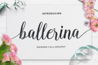 Ballerina Script Font for Elegant Branding and Packaging