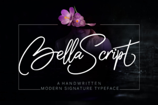 Bella Handwritten Font for Boutique Branding and Logo Design