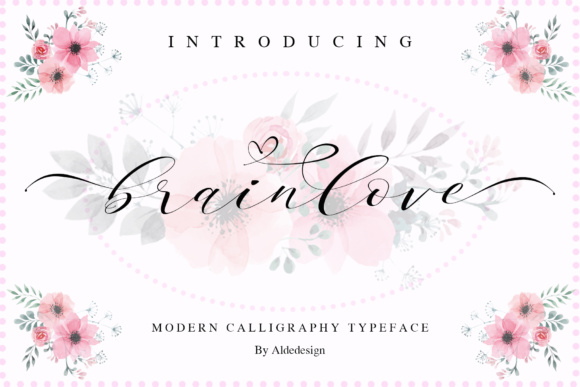 Brainlove Script: Elegant Handwritten Fonts for Crafters