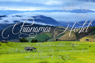 Chiangmai Hostel Typeface for Elegant Brand Identity