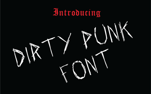 Dirty Punk Typeface for Edgy Brand Identity Projects