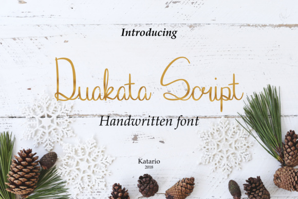 Duakata Free Download: A Premium Script Handwritten Font