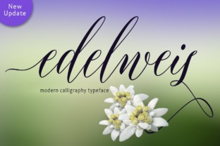 Edelweis: A Flowy Script Handwritten Font for Elegant Branding
