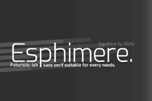 Esphimere: The Futuristic Sans Serif Typeface for Modern Campaigns