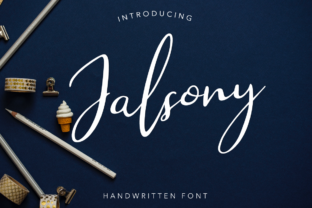 Jalsony: A Fresh Handmade Calligraphy Font for Brand Identity