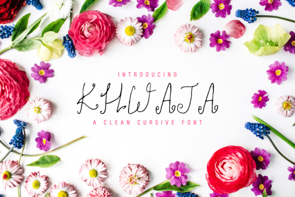 Khwaja Script: The Handwritten Font for Polished Brand Identity
