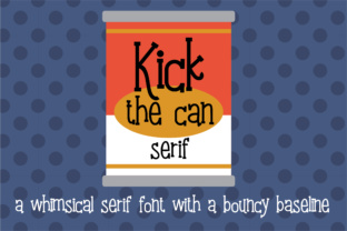 Kick the Can Serif: A Whimsical Typeface for Modern Web Design