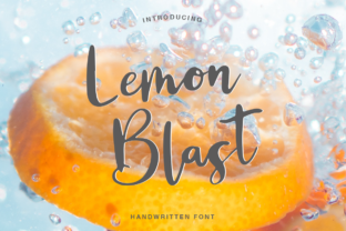 Lemon Blast: A Fresh Script Handwritten Font Review