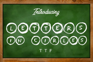 Letters in Circles: A Handwritten Script Font Review for Makers