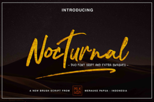 Nocturnal Script: Elevating Brand Campaigns With Elegant Brush Typography