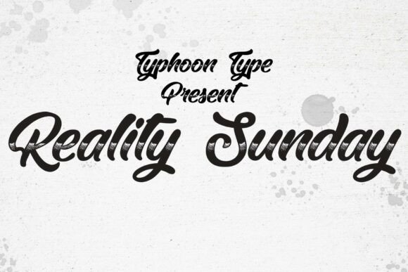 Reality Sunday Typeface Review for Editorial Design