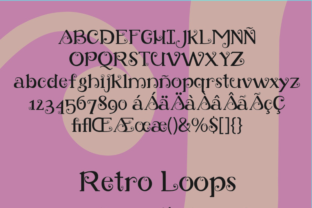 Retro Loops: A Fun Decorative Font for Bold Branding