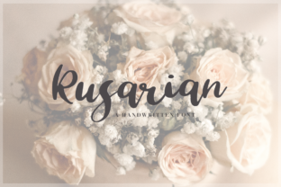 Rusarian Handwritten Font for Elegant Crafts