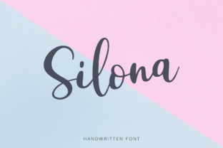 Silona: A Script Handwritten Typeface for Editorial and Branding Projects