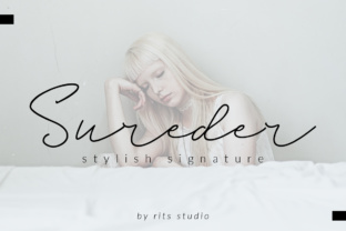 Sureder Stylish: The Handmade Signature Font for Boutique Branding