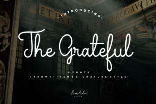 The Grateful: A Handwritten Font for Authentic Brand Identity