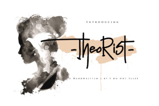 Theorist: A Script Handwritten Font for Modern Maker Branding