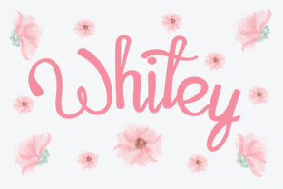 Whitey Script: A Playful Handwritten Typeface for Boutique Branding